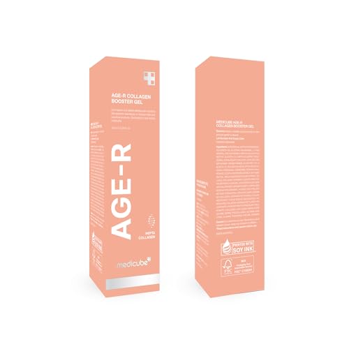 Medicube Age-R Collagen Booster Gel Serum for Skin Care Devices - Filled With Collagen Radiance Capsules - Visible Skin Elasticity and Moisturizing Care - Hypoallergenic Korean Skin Care