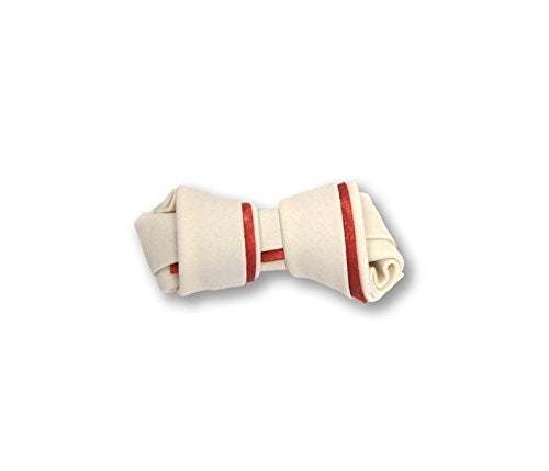 Dingo 95014 Mini Bones, Rawhide For Small/Toy Dogs, Red,14-Count