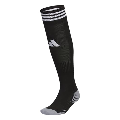 adidas Copa Zone Cushion 5.0 Over The Calf (OTC) Soccer Socks, White/White, Small