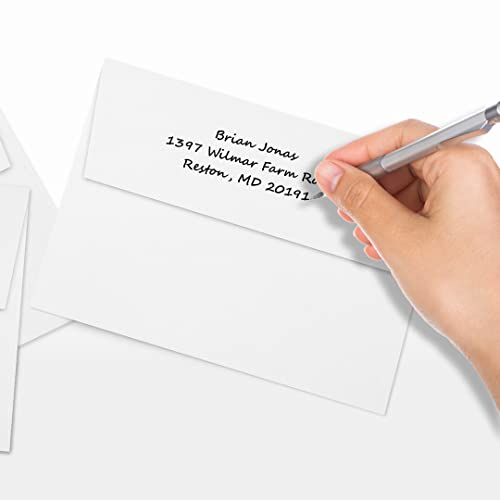 A7 Invitation Envelopes (5 1/4 x 7 1/4) - 24lb. Bright White (50 Qty) | Perfect for Invitations, Announcements, Sending Cards, 5x7 Photos | 72940-50