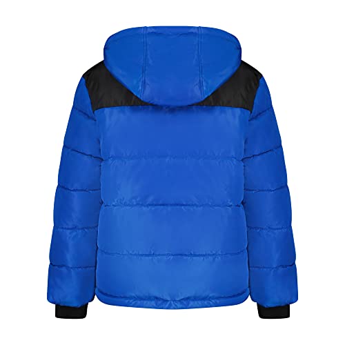 DKNY Boys' Classic Insulated Puffer Jacket, Timber Tan, 8