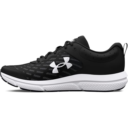 Under Armour Men's Charged Assert 10 Sneaker, Anthracite/Anthracite/Morph Green