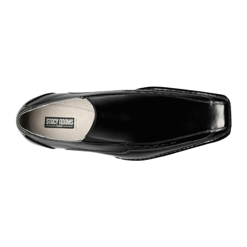 STACY ADAMS Mens Templin Bicycle-toe Slip-on Loafers-shoes, White, 12 US