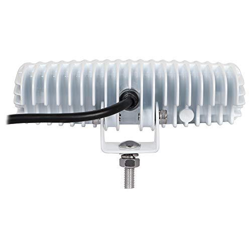 EXZEIT Waterproof Led Boat Lights, Blue Light,2 pc 72W Deck/Dock Marine Lights 4000 LMS 120°Flood Light, 6.3 inch, 12/24 V Led Light Bar (blue light)