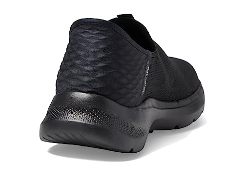 Skechers Men's Gowalk 6 Slip-Ins-Athletic Slip-On Walking Shoes | Casual Sneakers with Memory Foam, Black, 10