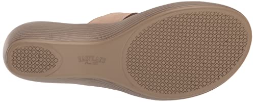 Eastland Women's June Wedge Sandal, TAN, 7