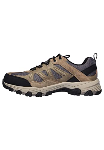 Skechers mens Selmen-enago Trail Oxford Hiking Shoe, Chocolate, 10 US
