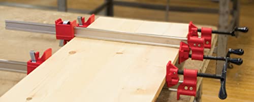 BESSEY IBEAM24, 24 In. Heavy Duty IBEAM Clamp, Red/Silver