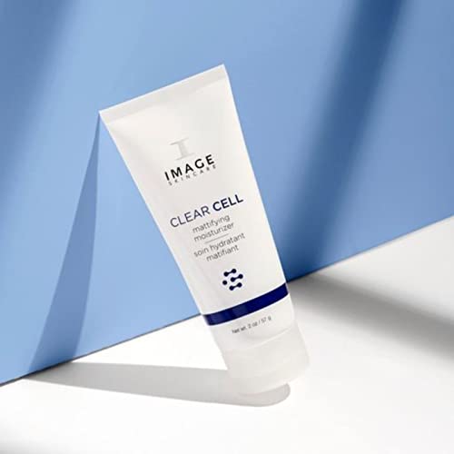 IMAGE Skincare, CLEAR CELL Mattifying Moisturizer, Facial Lotion Hydrates Oily Prone Skin, Removes Excess Shine, 1.7 oz