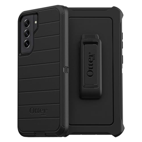 OtterBox Defender Case for Samsung Galaxy S21 FE 5G, Shockproof, Drop Proof, Ultra-Rugged, Protective Case, 4X Tested to Military Standard, Black