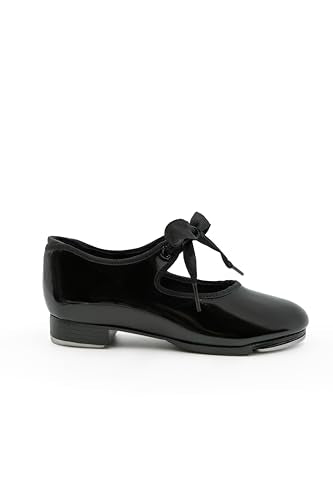 Capezio Women's Jr. Tyette Tap Shoe, Black Patent, 6.5