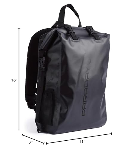 Faraday Defense Waterproof Faraday DRY Bag - 17L Backpack - Fast, Easy Access for Device Shielding - Protect Data and Devices From Hacking, Tracking, EMP
