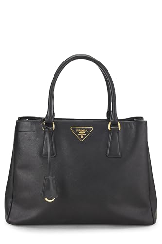 Prada, Pre-Loved Black Saffiano Executive Tote Medium, Black