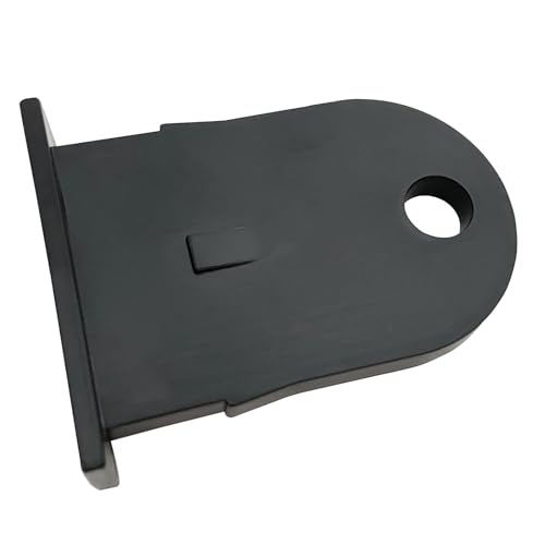 SURPOUF Outdoor Resin Shed Hasp Latch, Plastic Hasp Latch,Newly Upgraded Black Solid Core Plastic Fits for Rubbermaid