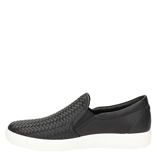 ECCO womens Soft 7 Woven Slip on 2.0 Sneaker, Shadow White, 11-11.5 US