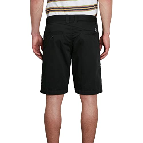 Volcom Men's Frickin Drifter 20" Chino Walk Short, Black-New, 28
