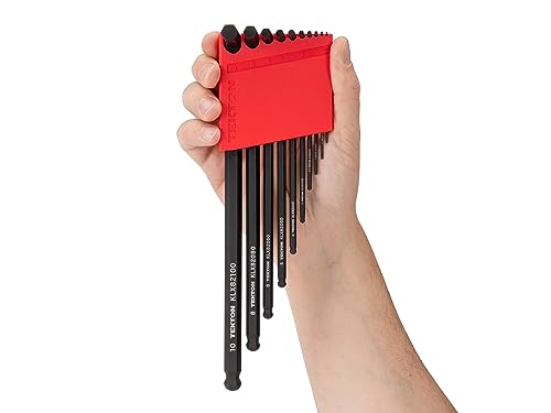 TEKTON Ball End Hex L-Key Set with Holder, 10-Piece (1.3-10 mm) | KLX91202