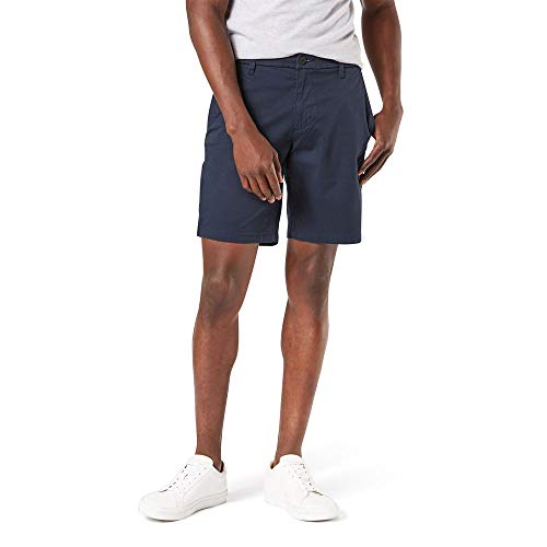 Dockers Men's Ultimate Straight Fit Supreme Flex Shorts (Standard and Big & Tall), (New) Pineapple Slice, 38