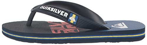 Quiksilver Boy's Strap Flip-Flop, Black 1, 5 Big Kid