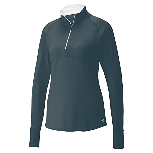 Puma Golf Women's W Gamer 1/4 Zip, Ponderosa Pine, S