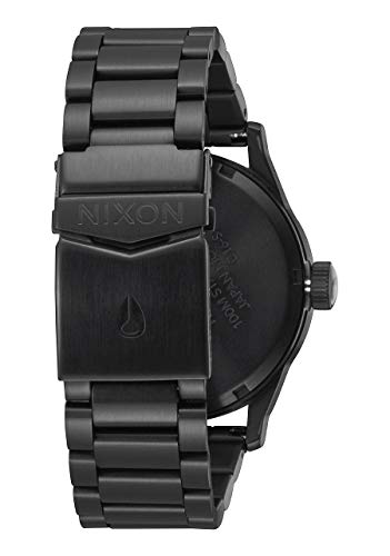 Nixon Mens Sentry Stainless Steel Gunmetal/BlackBerry/Gold