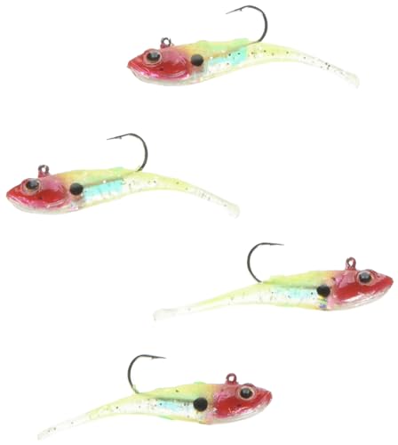 Berkley PowerBait Power Switch Fishing Bait, Lemon Head Glow, 2.5in, Irresistible Scent and Flavor, Ideal for Bass, Walleye, Panfish, Trout and More