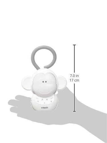 VTech Communications BC8211 Myla The Monkey Baby Sleep Soother with a White Noise Sound Machine Featuring 5 Soft Ambient Sounds, 5 Calming Melodies & Soft-Glow Night Light, 1 Count (Pack of 1)