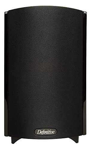 Definitive Technology ProMonitor 800-2-Way Satellite or Bookshelf Speaker for Home Theater Speaker System | Easy Mounting (Single, Black)