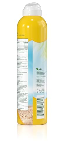 Alba Botanica Hawaiian Coconut Sunscreen, Spray Broad Spectrum SPF 50 Sunscreen, Water Resistant and Biodegradable 8 fl oz Bottle
