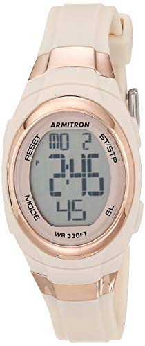 Armitron Sport Women's Digital Chronograph Resin Strap Watch, 45/7034