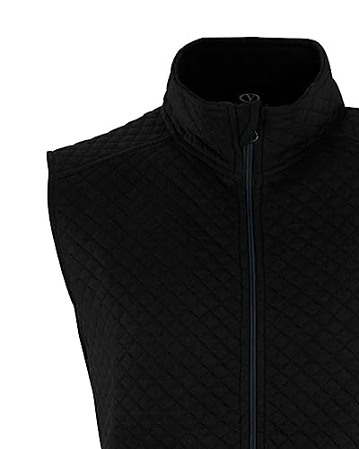 Vantage Apparel Men's Collegiate Full Zip Quilted Vest, New York University Violets, Medium