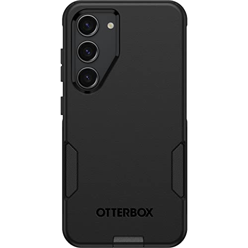 OtterBox Galaxy S23 Commuter Series Case - BLACK, slim & tough, pocket-friendly, with port protection