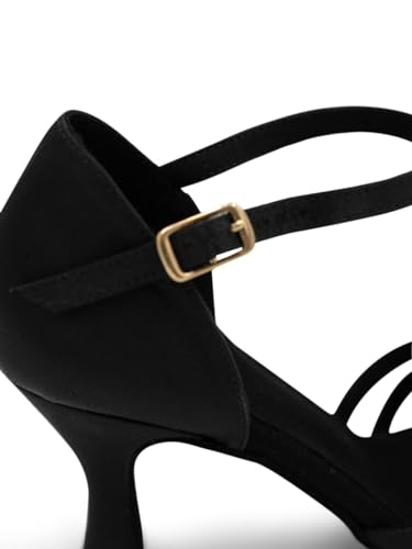 Capezio Women's Sara 2.5" Ballroom Shoe, 8 Black