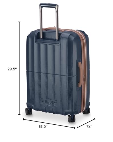 DELSEY PARIS Carrousel Hardside Expandable Luggage with Spinner Wheels, 2 Piece Set, Navy, 2 Piece Set (21/28)