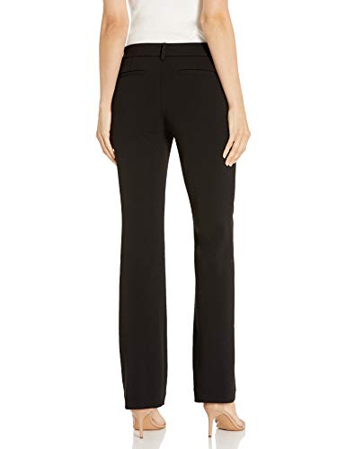 Rafaella Women's Soft Stretch Crepe Modern Fit Pant, black, 4