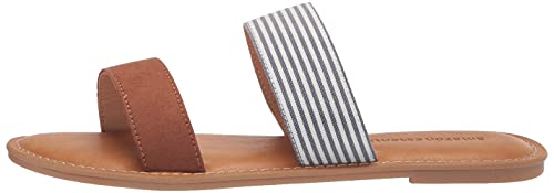 Amazon Essentials Women's Two Band Sandal, Tan, 10