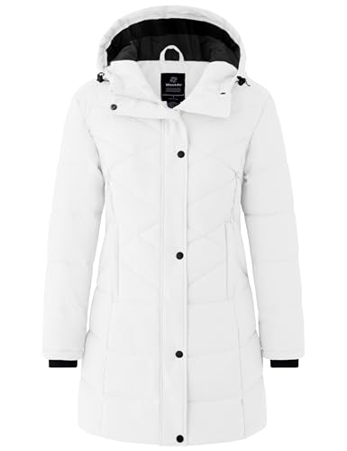 wantdo Ladies Puffer Jackets Heavy Puffy Coats Warm Coats For Winter (Black Small)