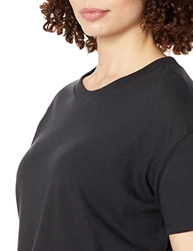 Alternative womens Eco Go-to Headliner Cropped Tee T Shirt, Black, X-Small US