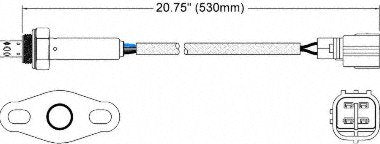 Walker Products 250-24501 4-Wire Oxygen Sensor