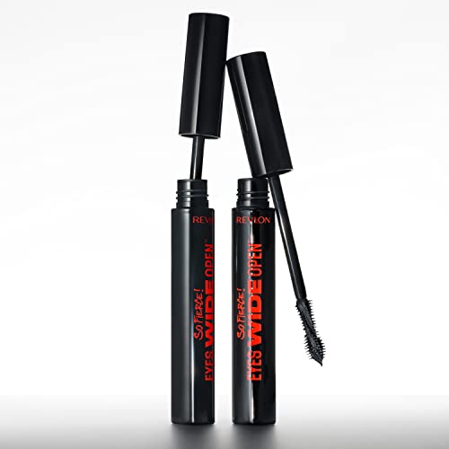 Revlon So Fierce! Eyes Wide Open Mascara with Push-up Brush, For Volumizing & High Lifting Eyelashes, Smudge-proof, Flake Resistant, 103 Black Brown, 0.24 fl oz.