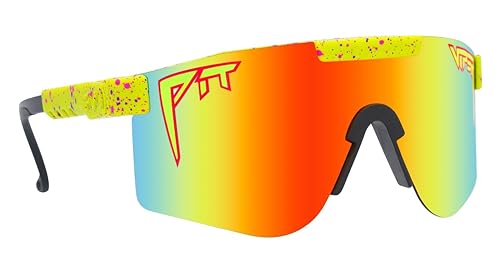 Pit Viper The Original Sunglasses Wide Fit (The 1993 with Polarized Rainbow Lens)