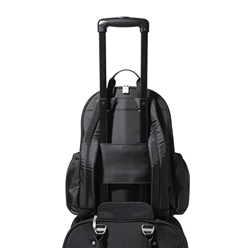 Baggallini Womens Essential Laptop Backpack, Black