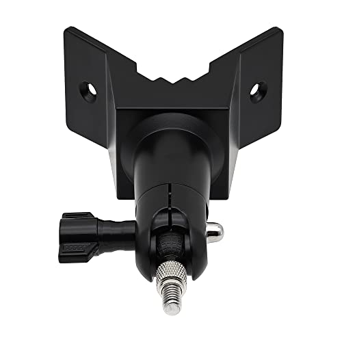 Holicfun Solar Panel Wall Corner Mount for Ring, Eufy, Arlo, Wyze, Reolink Solar Panels, and More (Black)