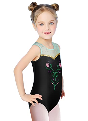 HOZIY Leotards for Girls Gymnastics 3t 4t Toddlers Black Blue Rose Ballet Dance Unitard