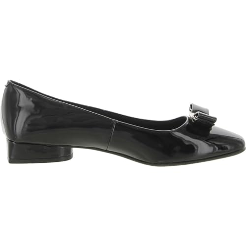 Anne Klein Women’s Charleston Comfortable Fashion Ballet Flat, Black, 6