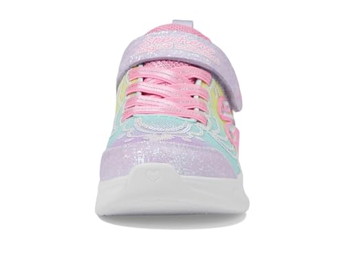 Skechers Kids Princess Wishes Sneaker, Lavender/Multi, 13 US Unisex Little Kid