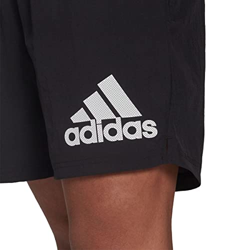 adidas Men's Run It Shorts, White, XX-Large