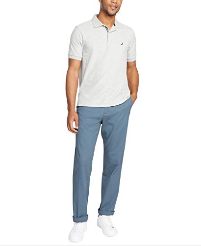 Nautica mens Stretch Chino Pants, Neutral Grey, 36W x 30L US