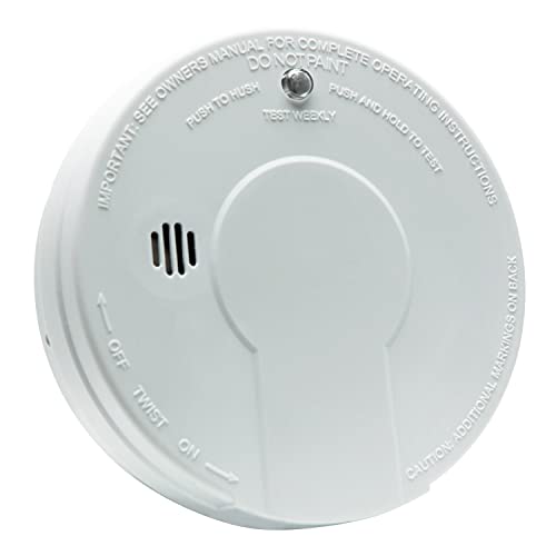 Kidde Smoke Detector, 9-Volt Battery Operated, Ionization Smoke Alarm, Battery Included