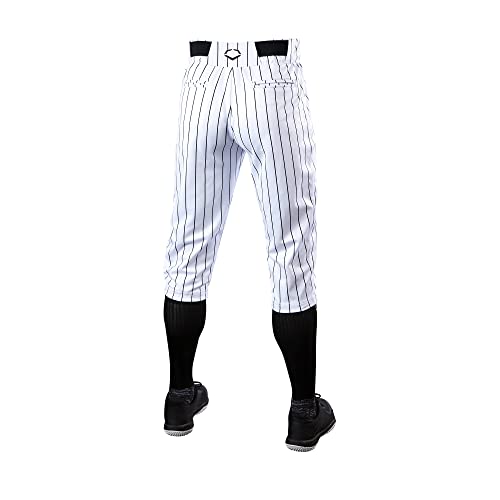 EvoShield Men's Salute Pinstripe Knicker Pant - Team White/Black, Size Small